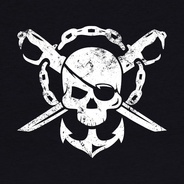 Pirate Skull by Oolong